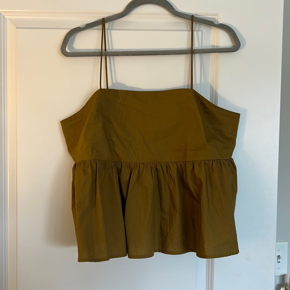 Target babydoll crop top